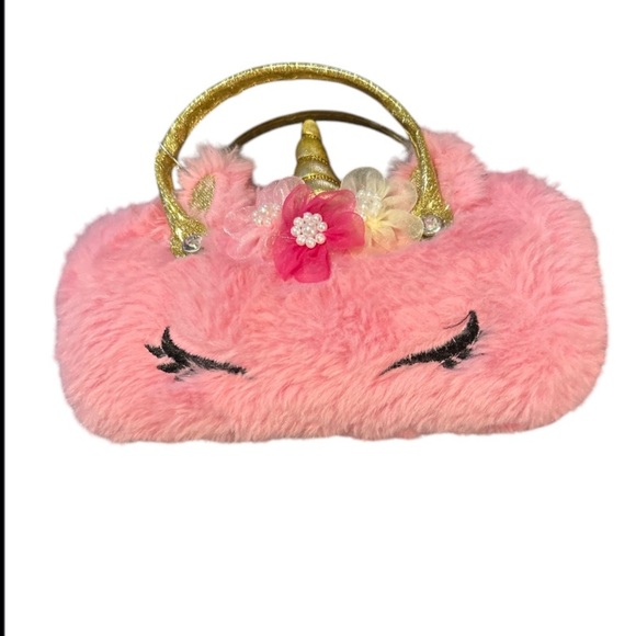 Limited Too Pink‎ Plush Unicorn Eyeglass Case And Purple Peyton Sunglasses. - Picture 2 of 4